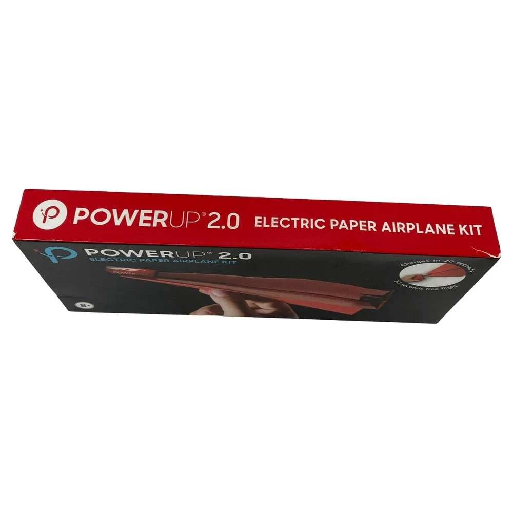 PowerUp 2.0 Electric Paper Airplane Kit Motorized Flight STEM Toy 500-002 NEW